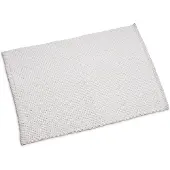 Wicotex Badmat Classic Braid 60x90 wit wit Polyester Badkamermat