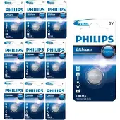 Philips 10 Stuks - Philips CR1616 3v lithium knoopcelbatterij