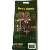 Intergard L-beslag RVS 4st. op kaart fencefix vlechtschermsteunen t.b.v. tuinschermen