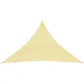 vidaXL Zonnezeil 160 g/m² 3x3x4,2 m HDPE beige