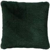 Dutch decor - ZAYA - Kussenhoes 45x45 cm - bontlook - effen kleur - Mountain View - donkergroen