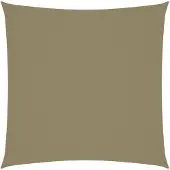vidaXL Zonnescherm vierkant 2,5x2,5 m oxford stof beige