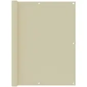 vidaXL Balkonscherm 120x500 cm oxford stof terracotta