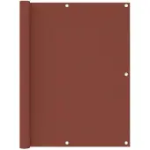 vidaXL Balkonscherm 120x600 cm oxford stof terracotta