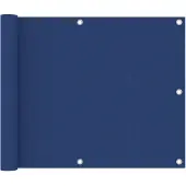 vidaXL Balkonscherm 75x300 cm oxford stof blauw