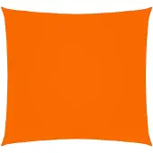 vidaXL Zonnescherm vierkant 3,6x3,6 m oxford stof oranje