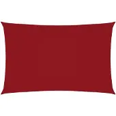vidaXL Zonnescherm rechthoekig 2x5 m oxford stof rood