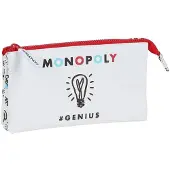 SimbaShop Monopoly Etui Genius - 22 x 12 x 3 cm - Wit