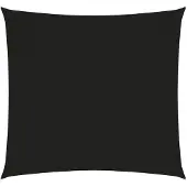 vidaXL Zonnescherm vierkant 3,6x3,6 m oxford stof zwart