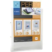 Viquel personaliseerbare ringmap wit - 4 stuks