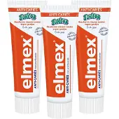 Elmex Junior - Tandpasta - 5/12 jaar - 3x75ml - Voordeelverpakking