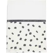 Briljant Baby Laken Wieg Flocks Dark Grey