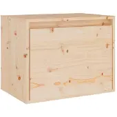 vidaXL Wandkast 45x30x35 cm massief grenenhout