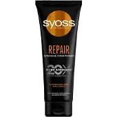 Schwarzkopf SYOSS Repair Intensive Conditioner. Intensieve conditioner voor beschadigd haar. 20 toepassingen. Vermindert pluis. 250 ml