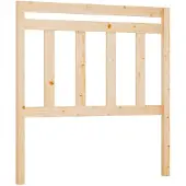 vidaXL Hoofdbord 106x4x100 cm massief grenenhout