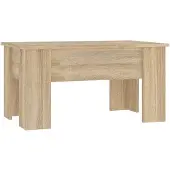 vidaXL Salontafel 79x49x41 cm bewerkt hout sonoma eikenkleurig