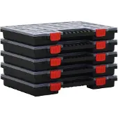 vidaXL Assortimentsdozen 5 st 40x30x5 cm polypropeen