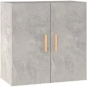 vidaXL Wandkast 60x30x60 cm bewerkt hout betongrijs