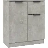 vidaXL Dressoir 60x30x70 cm bewerkt hout betongrijs