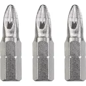 Kwb Bit Pozidriv 2 - 25 mm INDUSTRIAL STEEL - 3 stuks