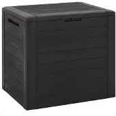vidaXL Tuinbox 58,5x46x55 cm polypropeen bruin