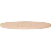 vidaXL Tafelblad rond Ø90x4 cm onbehandeld massief eikenhout