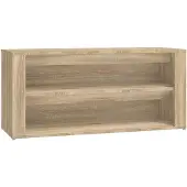 vidaXL Schoenenrek 100x35x45 cm bewerkt hout sonoma eikenkleurig