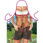 Benza Almgirl - Grappig Leuk Tirol Tiroler Schort Keukenschort