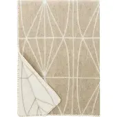 Lapuan Kankurit KEHRÄ wollen plaid 130x180cm beige/wit