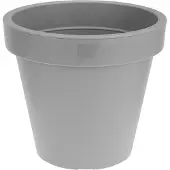 Ecken & Kanten Bloempot | | Ø 30 cm (Kunststof, Binnen/Buiten, Grijs)