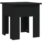 vidaXL Salontafel 40x40x42 cm bewerkt hout zwart