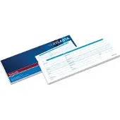 Djois Atlanta Bonnenboek Blauw 74 x 210 mm 70 g/m² 100 Vellen