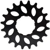Kmc Achtertandwiel 20T - Chromoly Staal - Zwart - 1/2x3/32 - Voor Enviolo Naven