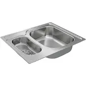 Teka Universe 60 T-xp 1½c Dubbele Spoelbak