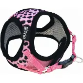 Gloria Hondenharnas Luipaard M, 27-35 cm, roze