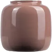 Gusta Vaas metaal ø13x14cm oudroze