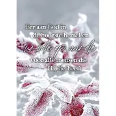 MajesticAlly Kerstkaart 'Eer aan God, Vrede op aarde ' 12 stuks met envelop