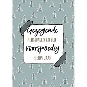 MajesticAlly Kerstkaart 'Vrede op aarde' ' 12 stuks met envelop