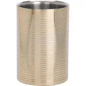 Koop Champagne/Wijnkoeler RVS shiny - Ø12xH20cm - Goud
