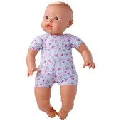 Berjuan Newborn European Girl Doll 45 Cm Roze Kinderen