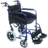 Aidapt Transportrolstoel Opvouwbaar - Blauw