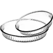 5 Five Borcam ronde ovenschaal 2 stuks