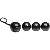 Master Series Cock Dangler Siliconen Penishanger Met Gewichten - Zwart