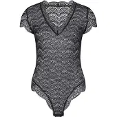 Simone Pérèle Karma semi-transparante body van kant