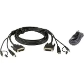 Aten 2L-7D03UDX4 USB DVI-D Dual Link Secure KVM Kabel Set