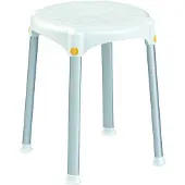 Atlantis Douchekruk - Rond - Vaste hoogte 43 cm - Wit