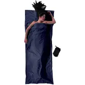 Cocoon - TravelSheet Cotton Flanell - Reisslaapzak 220 x 90 cm, blauw