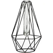 Mica Vaas Solo 15x14x24 cm zwart