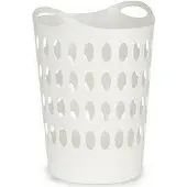 Arte Regal Flexibele wasmand/opbergmand rond wit 50 liter - Wasmanden