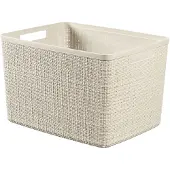 Curver Jute rechthoekige mand 20 L - Beige